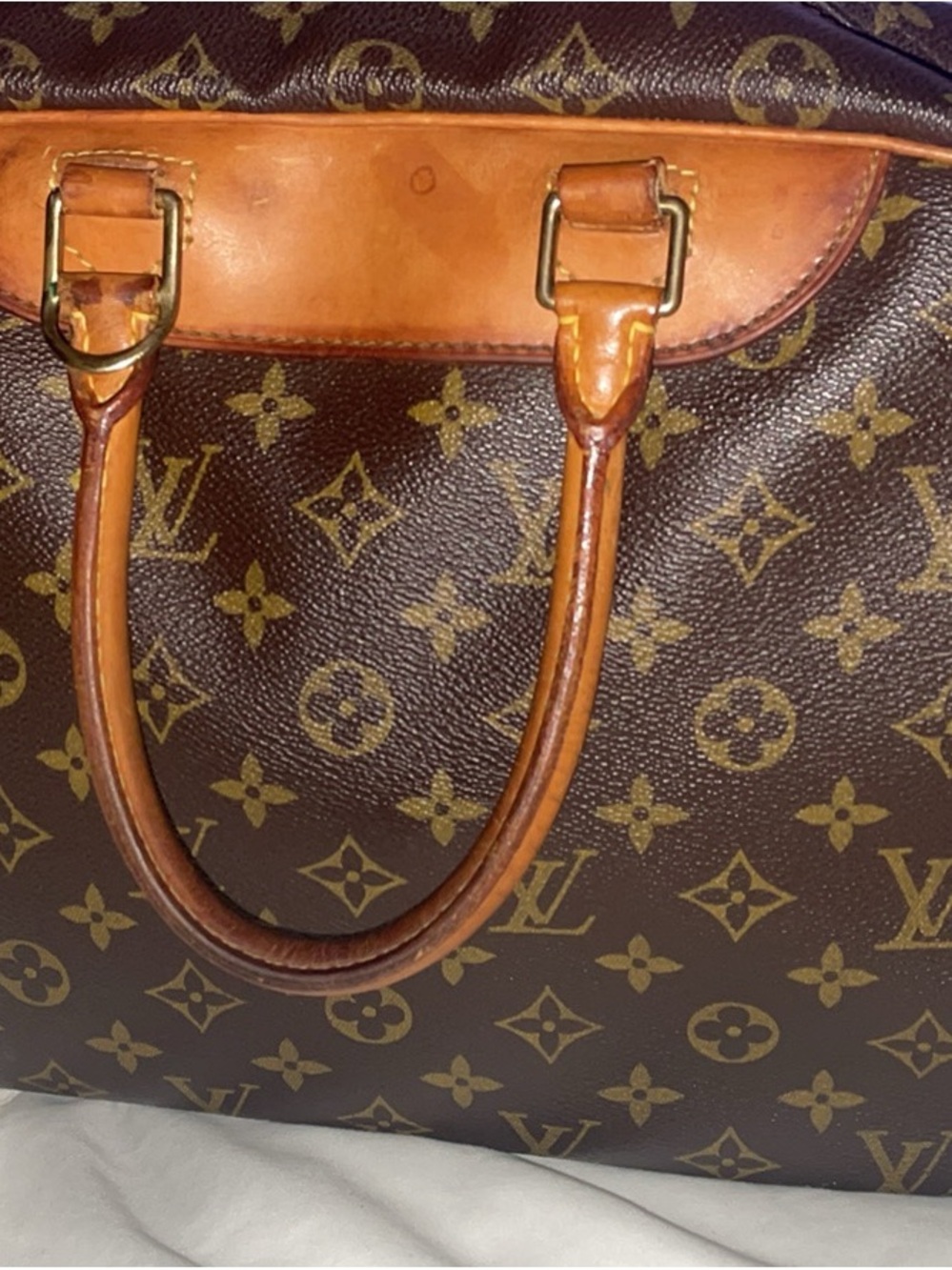 Louis Vuitton Monogram Canvas Brown Travel Satchel - Picture 7 of 9